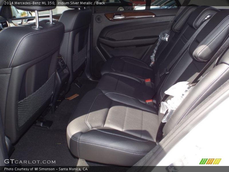 Iridium Silver Metallic / Black 2014 Mercedes-Benz ML 350