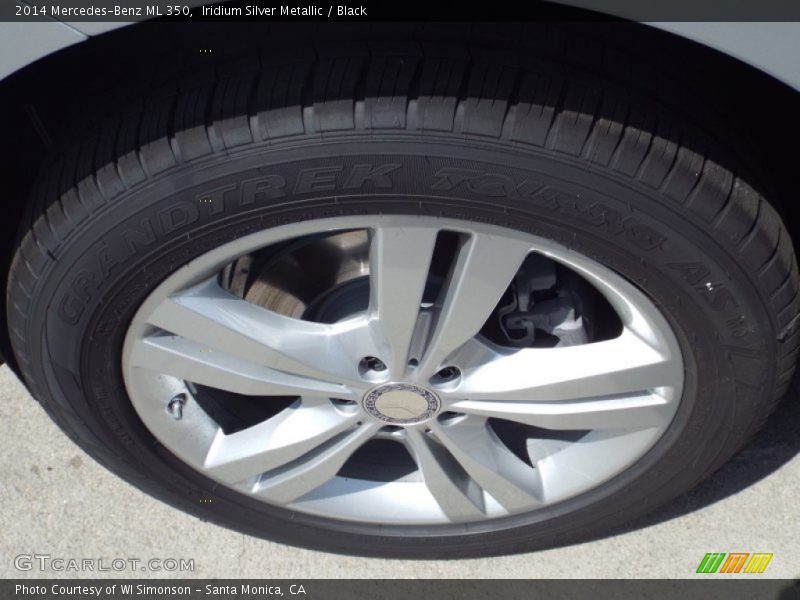 Iridium Silver Metallic / Black 2014 Mercedes-Benz ML 350