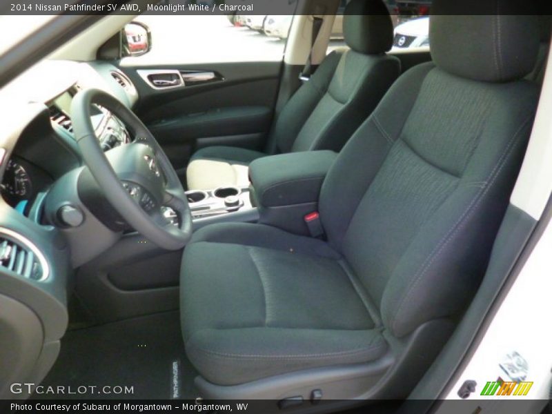 Moonlight White / Charcoal 2014 Nissan Pathfinder SV AWD