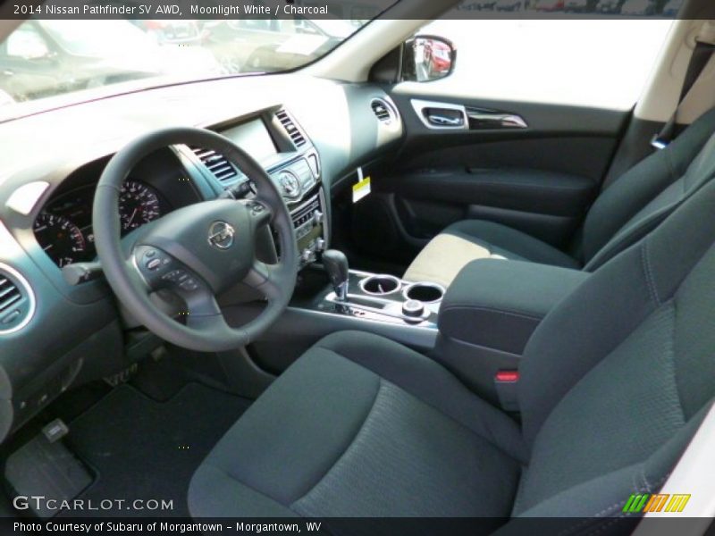 Moonlight White / Charcoal 2014 Nissan Pathfinder SV AWD