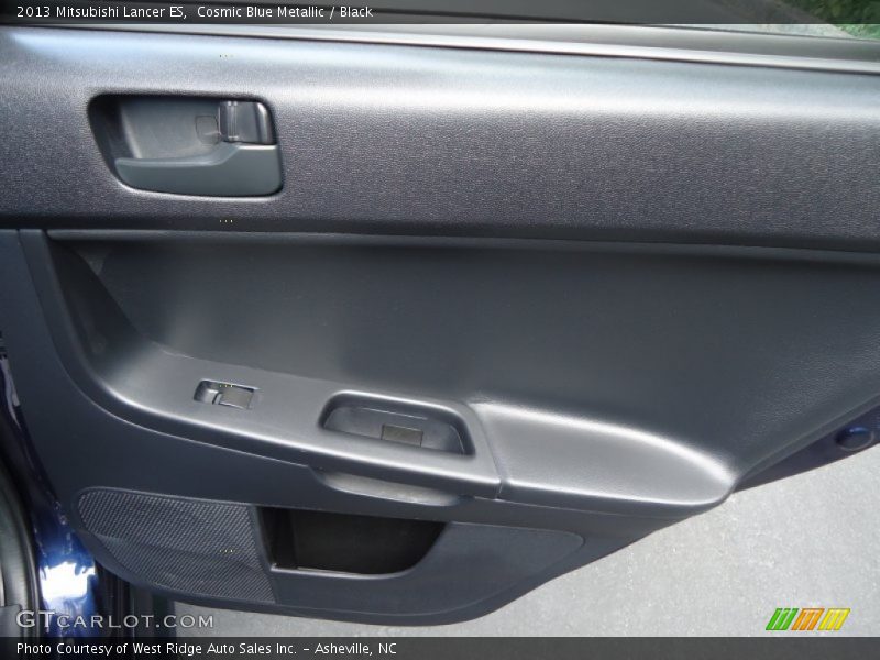 Cosmic Blue Metallic / Black 2013 Mitsubishi Lancer ES