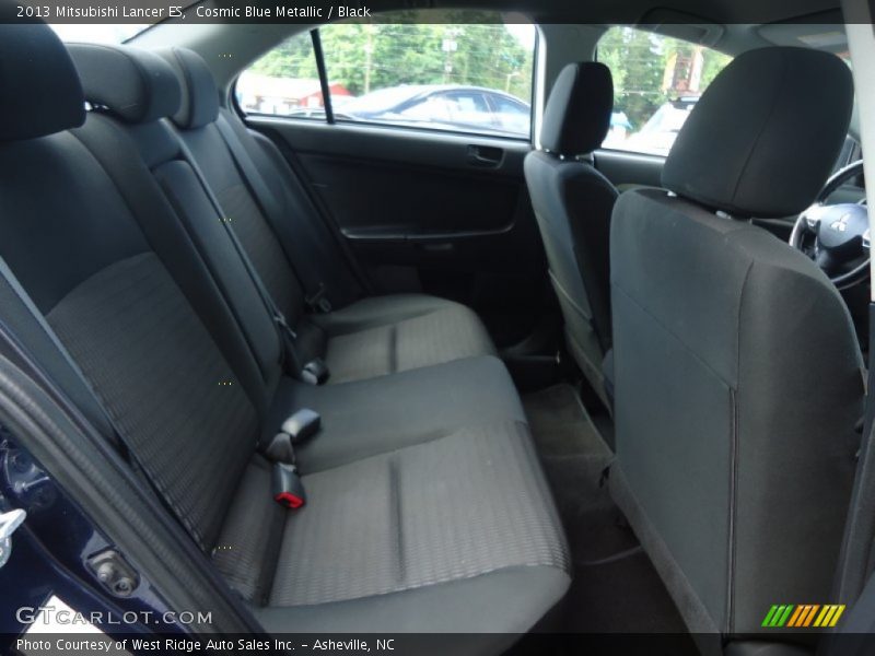 Cosmic Blue Metallic / Black 2013 Mitsubishi Lancer ES