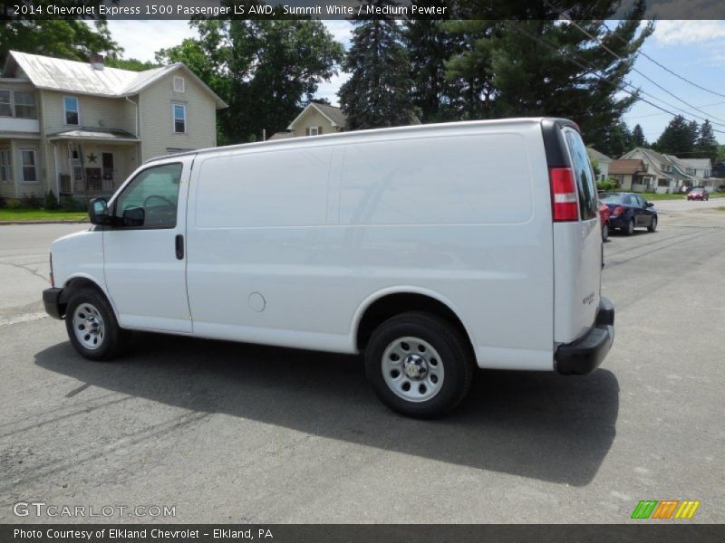 Summit White / Medium Pewter 2014 Chevrolet Express 1500 Passenger LS AWD