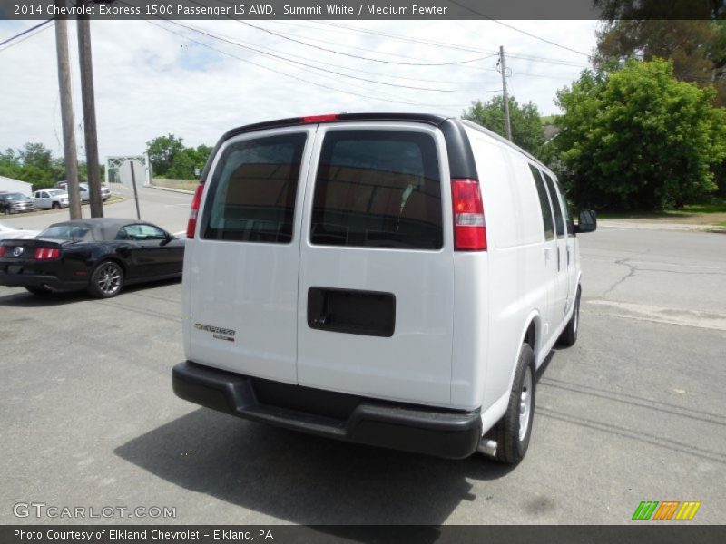 Summit White / Medium Pewter 2014 Chevrolet Express 1500 Passenger LS AWD