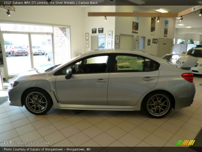 Ice Silver Metallic / Carbon Black 2015 Subaru WRX STI Limited