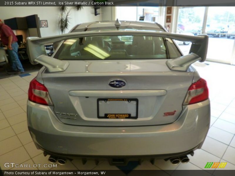 Ice Silver Metallic / Carbon Black 2015 Subaru WRX STI Limited