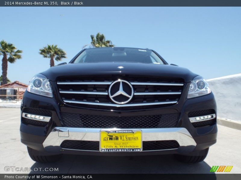 Black / Black 2014 Mercedes-Benz ML 350