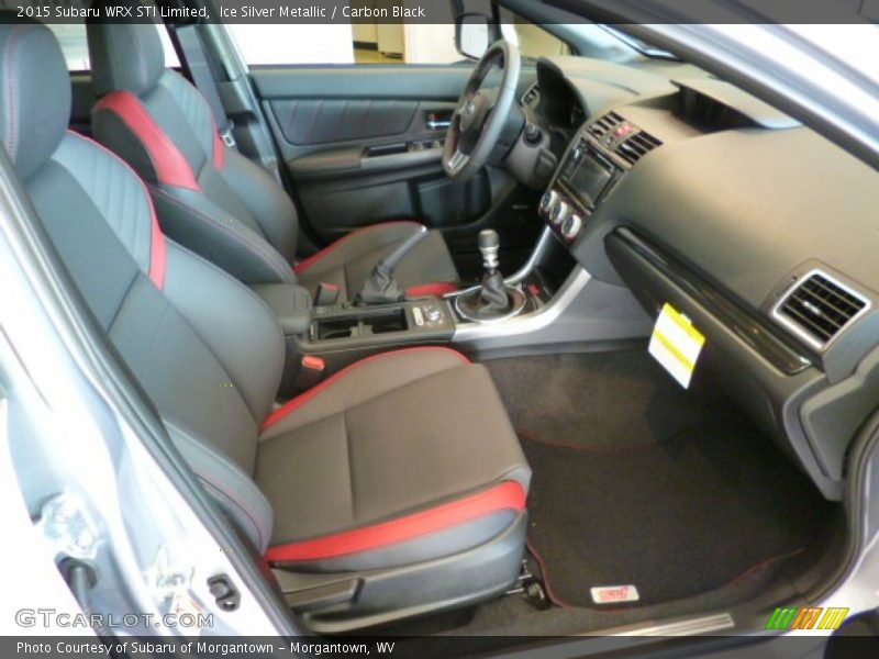 Front Seat of 2015 WRX STI Limited