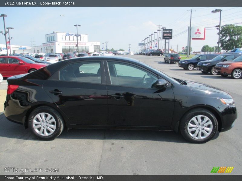 Ebony Black / Stone 2012 Kia Forte EX