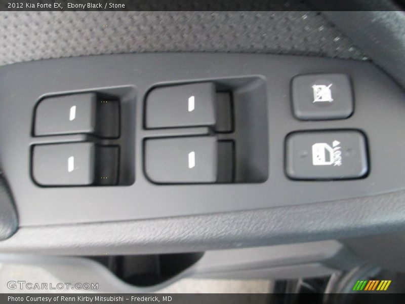 Ebony Black / Stone 2012 Kia Forte EX