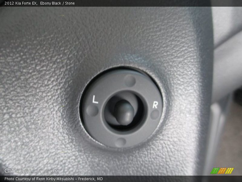 Ebony Black / Stone 2012 Kia Forte EX