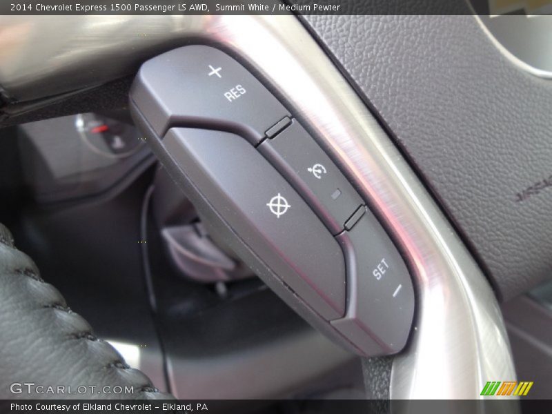 Controls of 2014 Express 1500 Passenger LS AWD