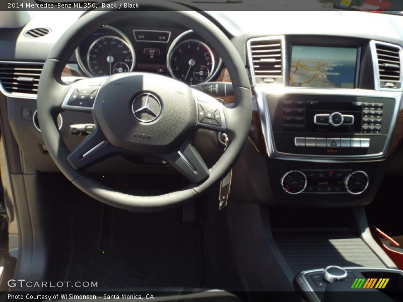 Black / Black 2014 Mercedes-Benz ML 350