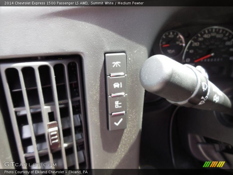 Controls of 2014 Express 1500 Passenger LS AWD