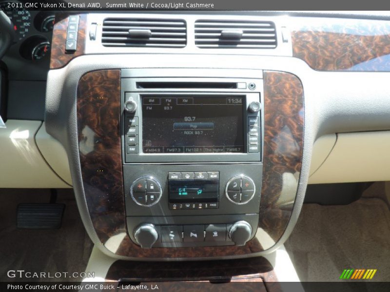 Summit White / Cocoa/Light Cashmere 2011 GMC Yukon XL Denali AWD
