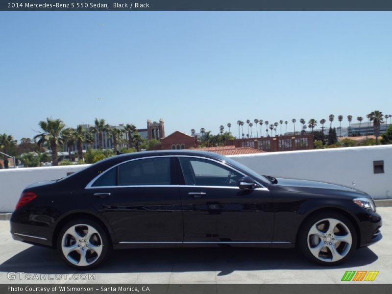 Black / Black 2014 Mercedes-Benz S 550 Sedan