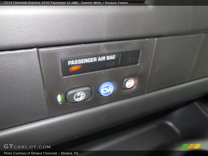 Summit White / Medium Pewter 2014 Chevrolet Express 1500 Passenger LS AWD