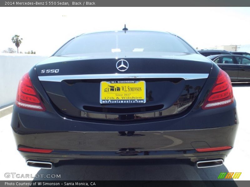 Black / Black 2014 Mercedes-Benz S 550 Sedan