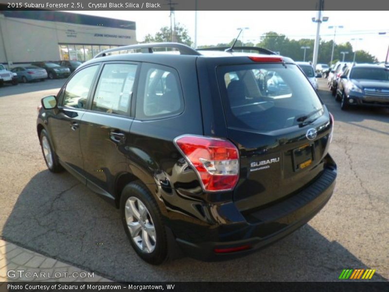 Crystal Black Silica / Black 2015 Subaru Forester 2.5i