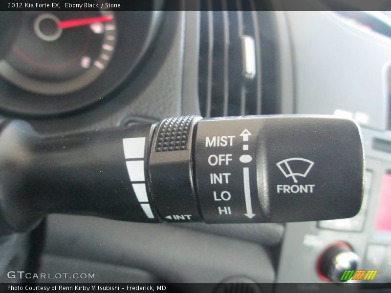Ebony Black / Stone 2012 Kia Forte EX