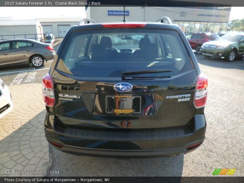 Crystal Black Silica / Black 2015 Subaru Forester 2.5i