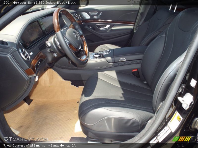 Black / Black 2014 Mercedes-Benz S 550 Sedan