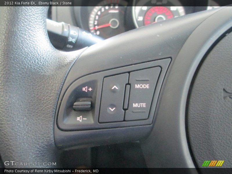 Ebony Black / Stone 2012 Kia Forte EX