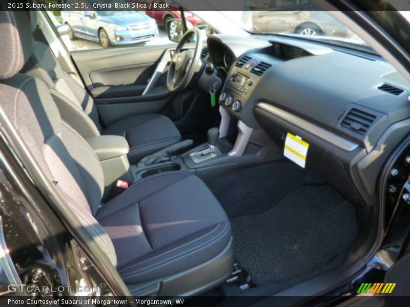 Crystal Black Silica / Black 2015 Subaru Forester 2.5i