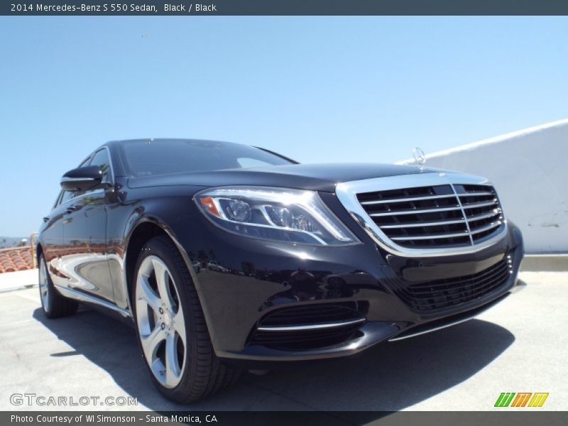 Black / Black 2014 Mercedes-Benz S 550 Sedan
