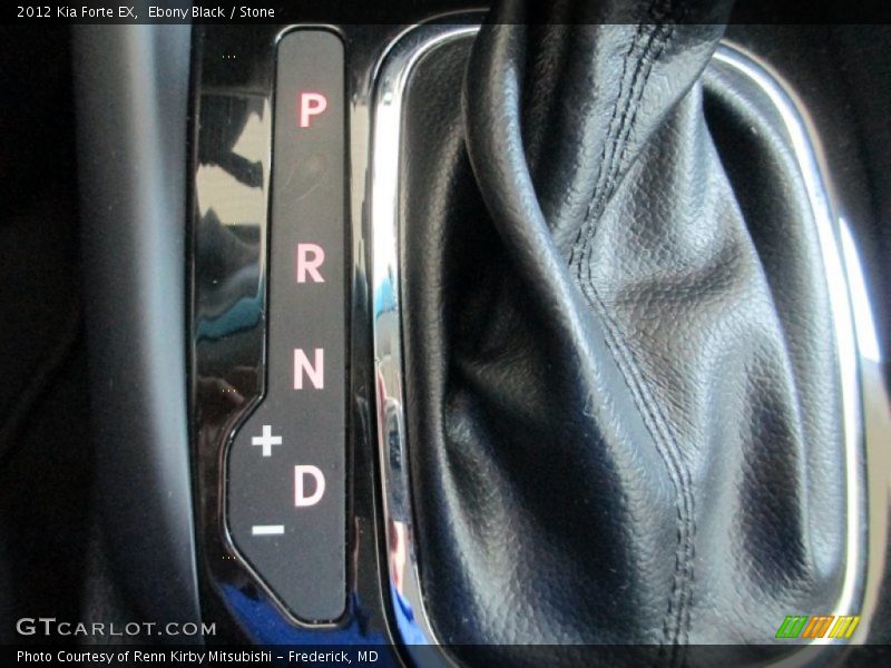 Ebony Black / Stone 2012 Kia Forte EX