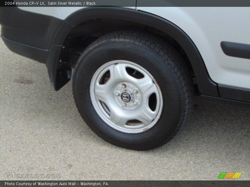 Satin Silver Metallic / Black 2004 Honda CR-V LX
