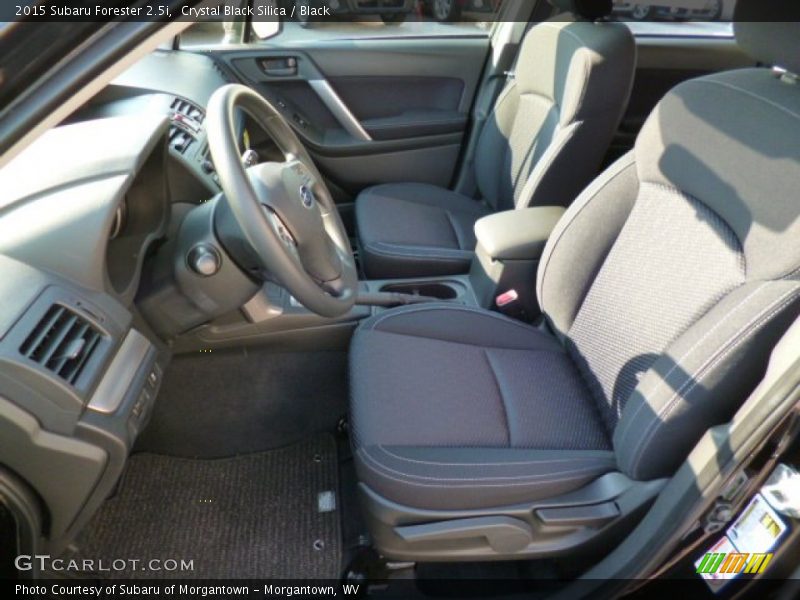 Front Seat of 2015 Forester 2.5i