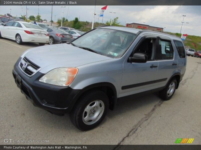 Satin Silver Metallic / Black 2004 Honda CR-V LX