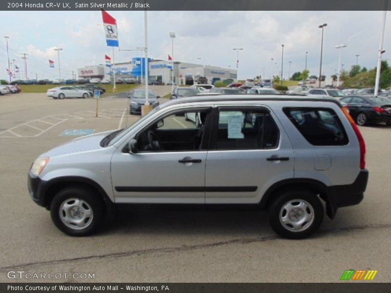 Satin Silver Metallic / Black 2004 Honda CR-V LX