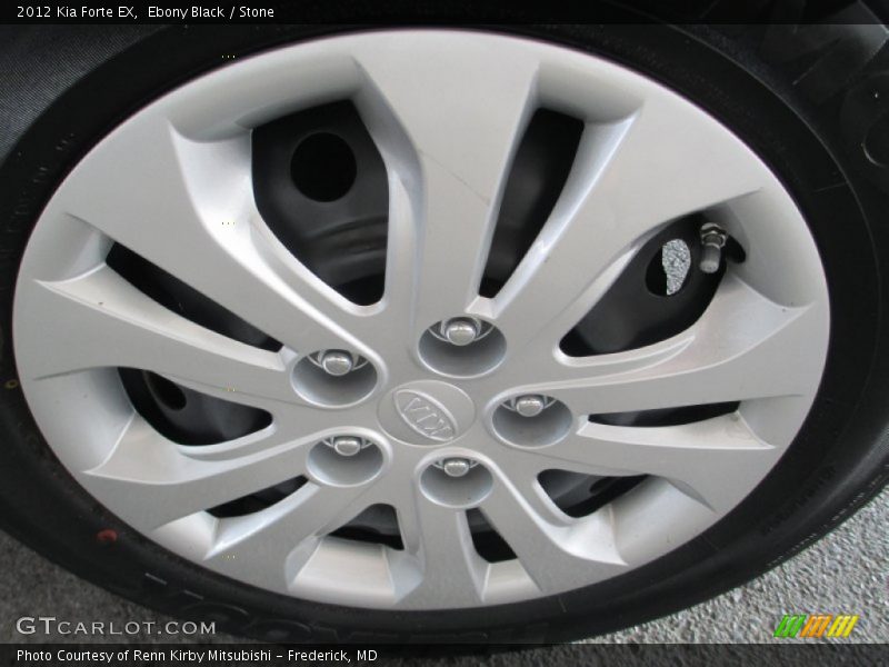 Ebony Black / Stone 2012 Kia Forte EX