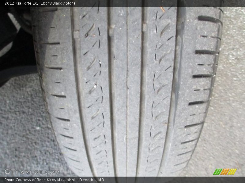 Ebony Black / Stone 2012 Kia Forte EX