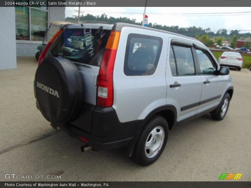 Satin Silver Metallic / Black 2004 Honda CR-V LX