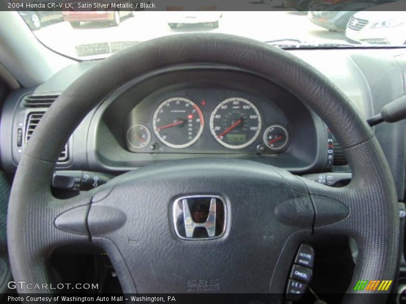 Satin Silver Metallic / Black 2004 Honda CR-V LX