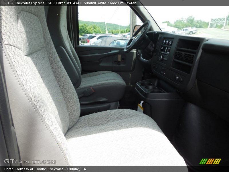 Summit White / Medium Pewter 2014 Chevrolet Express 1500 Cargo WT AWD