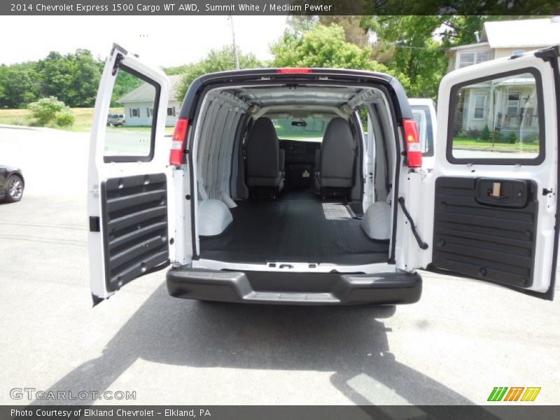 Summit White / Medium Pewter 2014 Chevrolet Express 1500 Cargo WT AWD