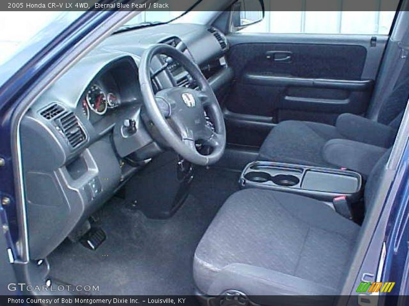 Eternal Blue Pearl / Black 2005 Honda CR-V LX 4WD