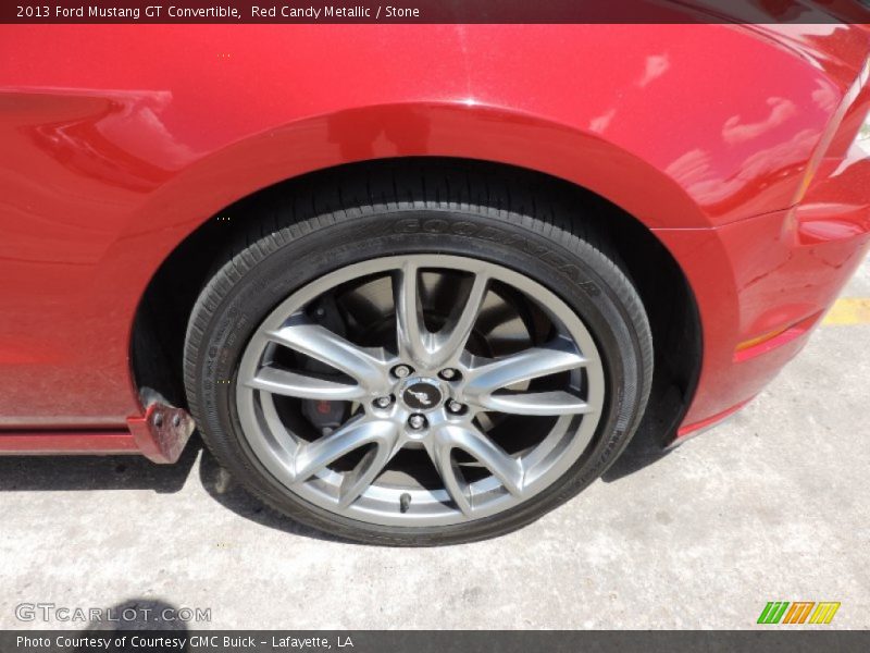 Red Candy Metallic / Stone 2013 Ford Mustang GT Convertible