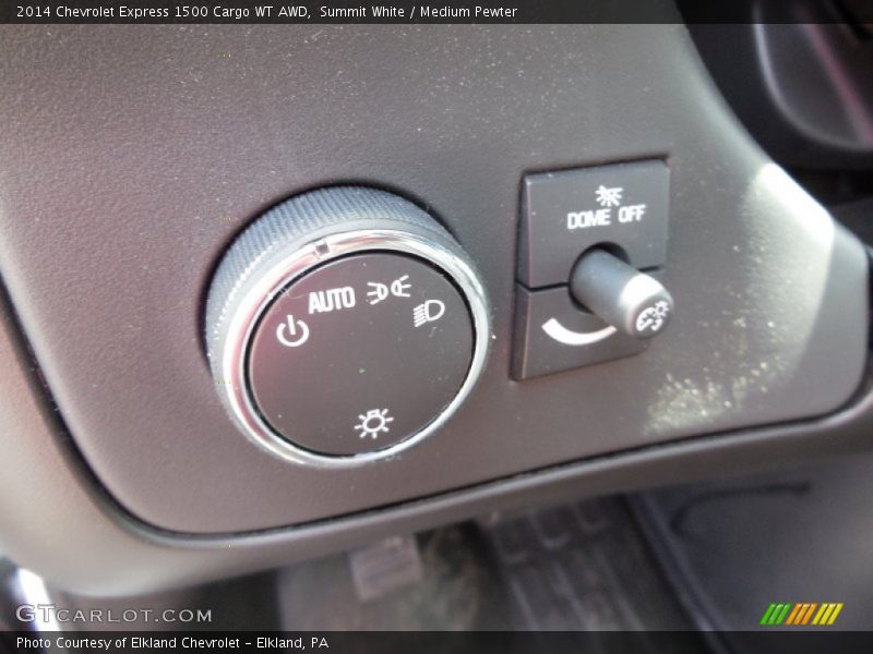 Summit White / Medium Pewter 2014 Chevrolet Express 1500 Cargo WT AWD