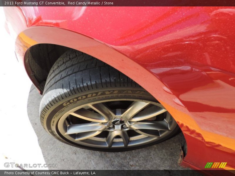 Red Candy Metallic / Stone 2013 Ford Mustang GT Convertible