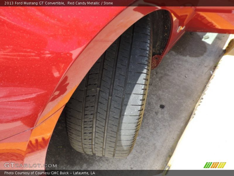 Red Candy Metallic / Stone 2013 Ford Mustang GT Convertible