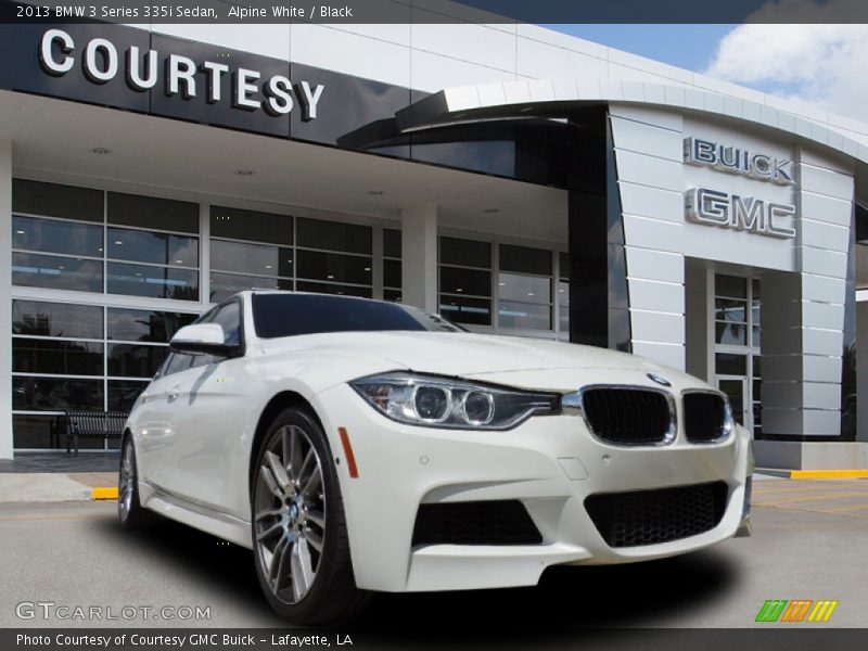 Alpine White / Black 2013 BMW 3 Series 335i Sedan