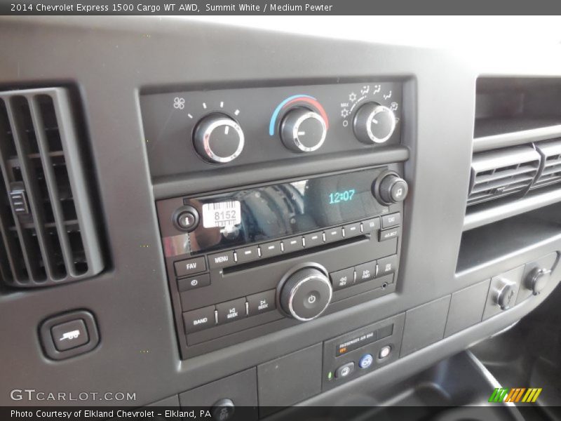 Summit White / Medium Pewter 2014 Chevrolet Express 1500 Cargo WT AWD