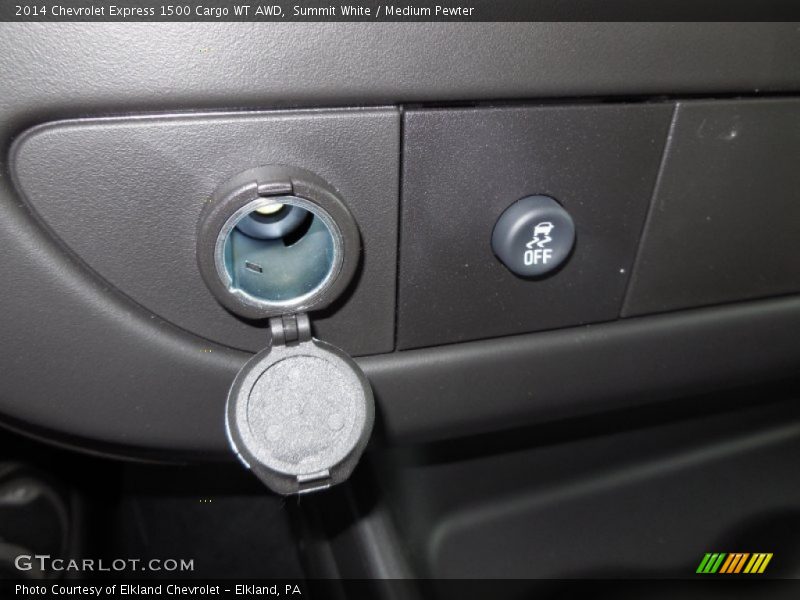 Summit White / Medium Pewter 2014 Chevrolet Express 1500 Cargo WT AWD