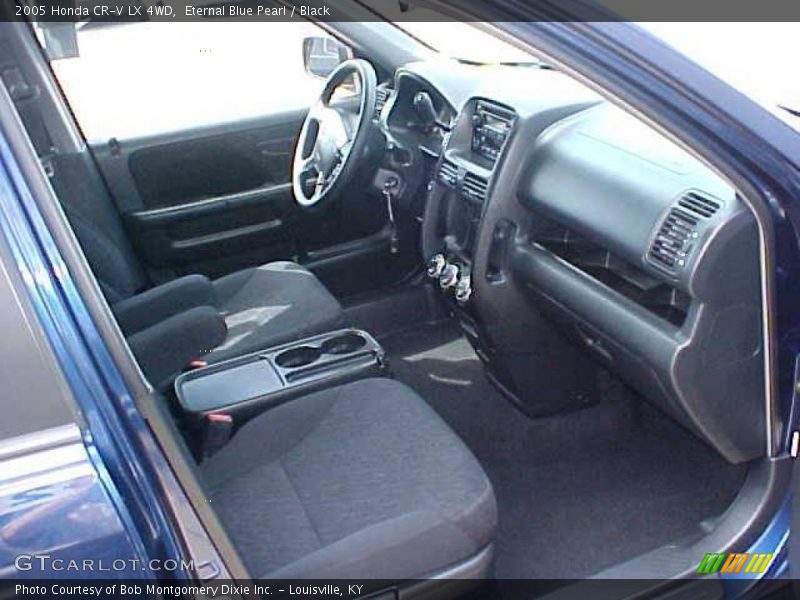 Eternal Blue Pearl / Black 2005 Honda CR-V LX 4WD