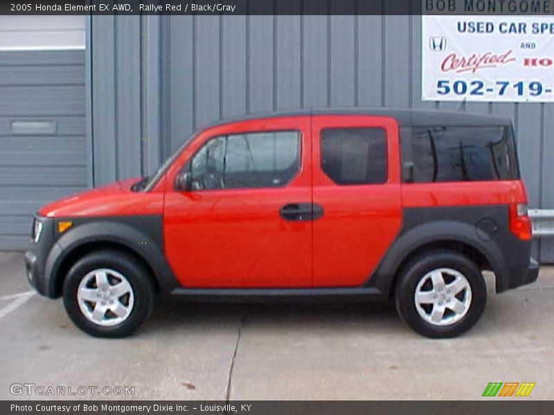 Rallye Red / Black/Gray 2005 Honda Element EX AWD